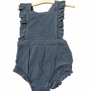 Resellers Lot 💯Cat & Jack Denim Blue Ruffle Romper